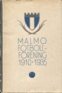 Jubileumsskrifter Malmö fotbollförening Jubileumsskrift 1910 24/2 1935